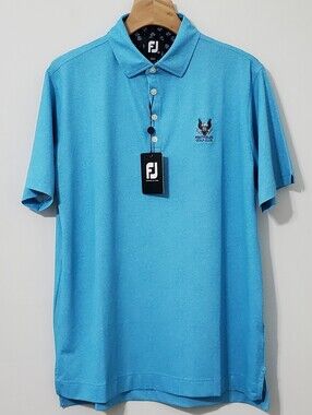 FootJoy Golf Polo Shirt Teal Blue Medium NEW
